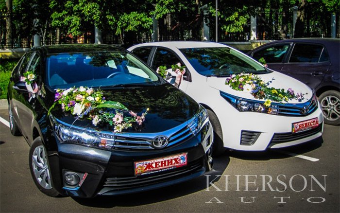 Аренда Toyota Corolla New на свадьбу Херсон